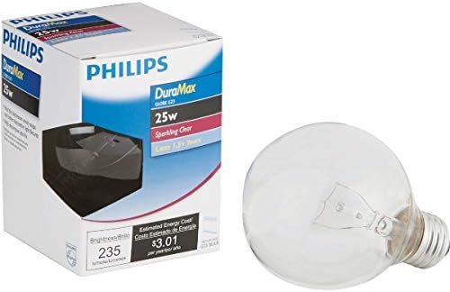 Philips 25W 120v G25 clear globe sijalica, E26 baza