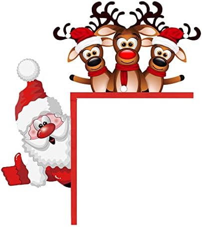 Dekoracija košara Poklon Božićni božićni božićni viseći viseći ukrasi Umjetna ukras i viseći vrata