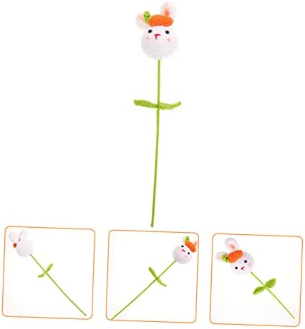 COHEALI pleteni zeko suncokret buket suncokret Kućni dekor minijaturne lutke godina Zečjeg ukrasa