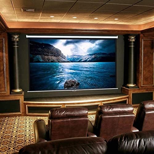 Zaslon projektora 60 inča, povucite HD 4K vanjski projekcijski ekran, automatsko zaključavanje, ekran