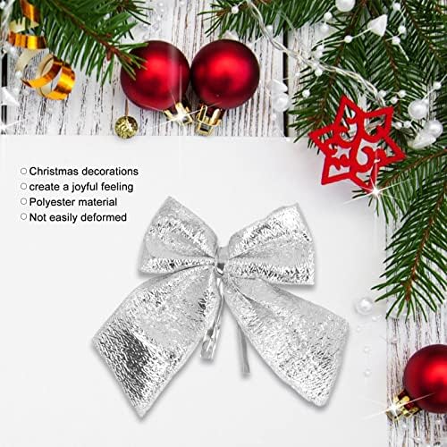 Fecamos Božićni zanati lukovi, pogodni praktični atraktivni ukrasni poliesterski materijali za božićne lukove