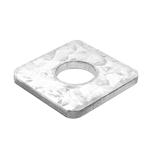 20 kom Square Ploča ⅝ X1⅝ X1⅝ X3 / 16, gumna debljina pocinčanog čelika 2,8 mm Teška ploča s