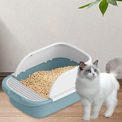 Generička kutija za smeće za mačke poluzatvorena posuda za smeće za kućne ljubimce mačka Sandbox high Sided Kitty