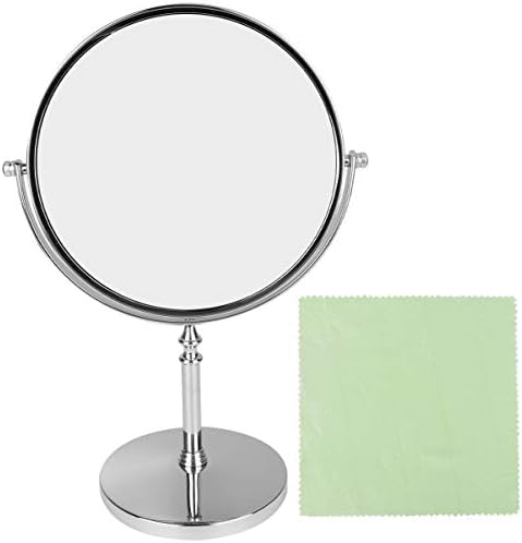Cabilock Makeup Vanity ogledalo 8 inča stolno ogledalo za šminkanje dvostrano ogledalo za uvećanje stono