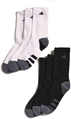 Adidas Boys Atletska sportska djelatnost Aktivnost Cushioned Aeroredno tehnologiju sušenja čarapa 6-pakovanje