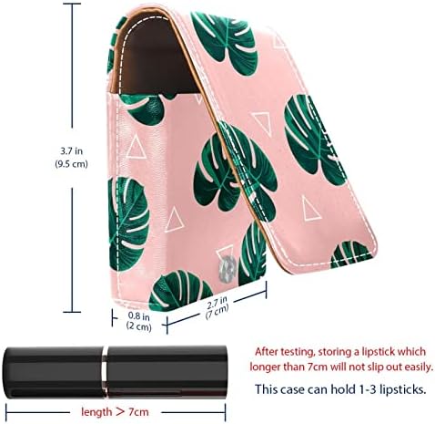 Futrola za ruž za usne Tropical Palm triangle Pattern za vanjsku prijenosnu putnu kozmetičku torbicu