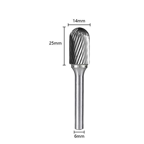Tungsten Carbide Burr Bit Jednostruki rezani rotacioni fajl L tip za alat za rezbarenje metala za obradu