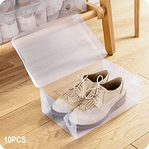 Ylyyds 10 komada kutija za cipele čista kutija za ladicu plastična kutija za cipele za cipele za cipele za