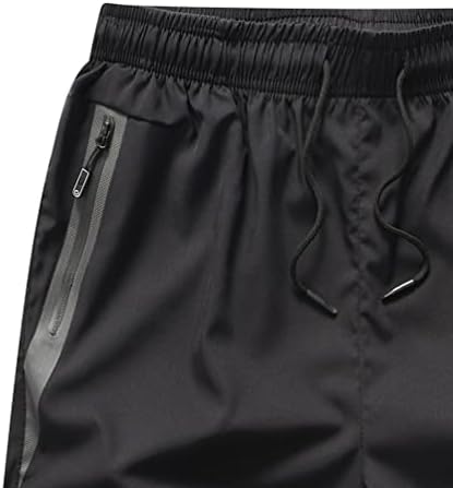 Mohem mens Quick suhi kratke hlače Lagana vježba za trčanje teretane Aktivne kratke hlače sa džepovima sa patentnim