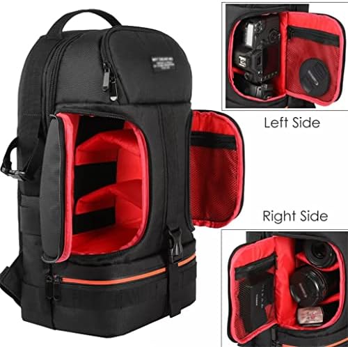 SDGH DSLR vodootporna Video Kamera ruksak za ruksak za stativ sa Reflektorskom prugom odgovara 15,6