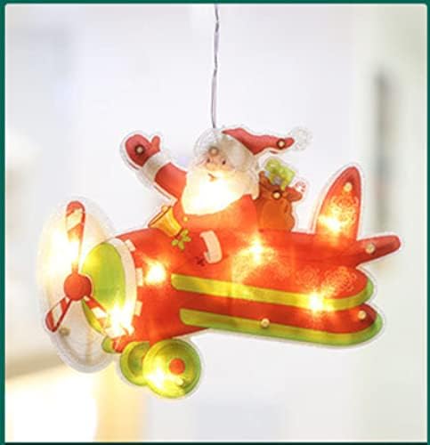 NC Božić dekorativna svjetla ukras za odmor trgovina prozor Scene izgled usisna čaša lampa sitnice
