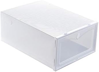 ZRSJ vodootporna kutija za obuću, prozirna i otporna na prašinu za odlaganje za odlaganje, dame i muški okvir