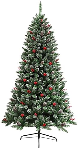 FIFOR umjetno božićno drvce, šarke snježno xmas, neoblikovan borove stablo, borove iglice i metalni