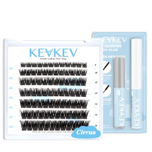 Lash Clusters 84 kom Cluster Lashes Clusters Eyelash Clusters Cirrus, d-8-16mix + Cluster Lash ljepilo