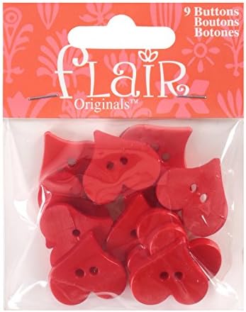 Blumenti Lansing Gumbi za omiljene nalaze, Feets, 12 / PKG, Valentines Hearts