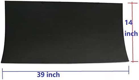 Labzhang Black Eva Foam Cosplay, 1 komad 2 mm zanatske pjene, Cosplay pjena, 14 x 39 ultra visoke
