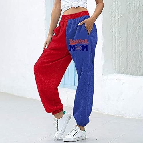 Miashui Žene Ljetne hlače Ležerne prilike za ženska marka za bejzbol, Ležerne pantalone Žene Hlače povremene