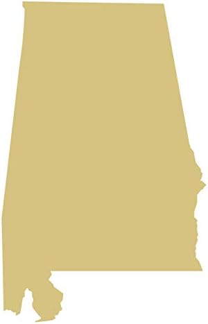 Alabama izrez nedovršena drvena Sportska tema Kućni dekor svakodnevna vješalica za vrata MDF oblik platna