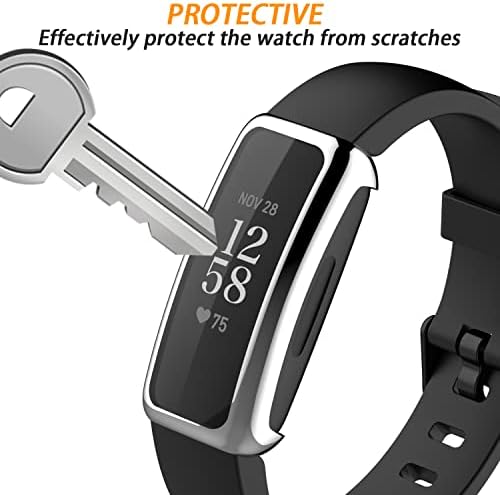 [2 paket] Nooetah TPU zaštitni poklopac zaštitnika Kompatibilan je za Fitbit Inspire 2 SmartWatch