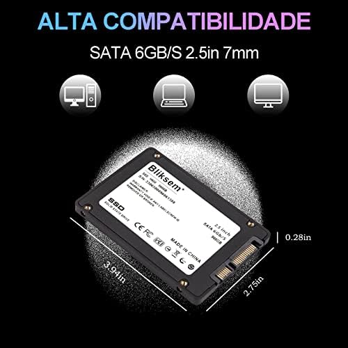 Bliksem SSD 120GB sa SATA kablom H650 SATA III 6GB / s 2,5 7mm 3D NAND Interni pogon do 500MB / s čvrstim