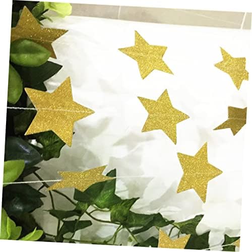 Upkoch Dekoracije za papir Star Garland Viseći papir Star Curtal Papir Star Ornament Hanging Star
