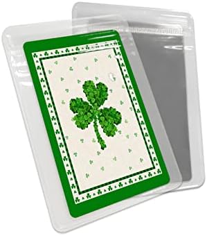 Kompaktno ogledalo za rasute Mini kartice OComster St. Patrick, sretni Djetelini zeleni Print Vintage