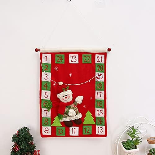 Božić Odbrojavanje Kalendar Zid Kalendar Privjesak Santa Hotel Lobi Porodice Privjesak