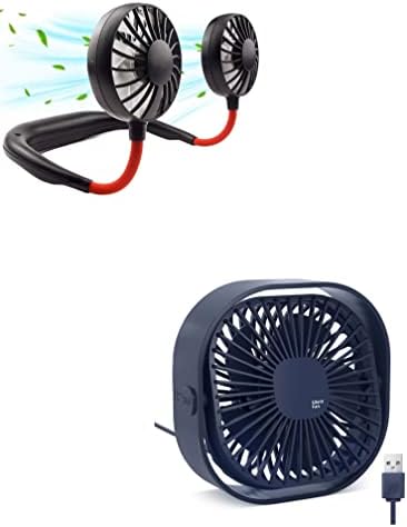 Prijenosni ventilator za vrat, besplatni lični viseći vrat Sportski ventilator USB punjiva ventilator za