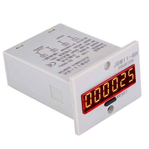 6 cifara elektronskog brojača, 0-999999 Raspon brojanja LED digitalni prikaz brojač brojača