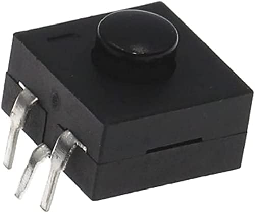 Micro Switch 100pcs D C 30V 1a 3pin Crni Mini Prekidač za električni gorionik 3p zakrivljeni 2