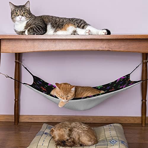 Pet Hammock zvijezda u boji mačka spavaći krevet s podesivim naramenicama i metalnim kukama 16,9 x13