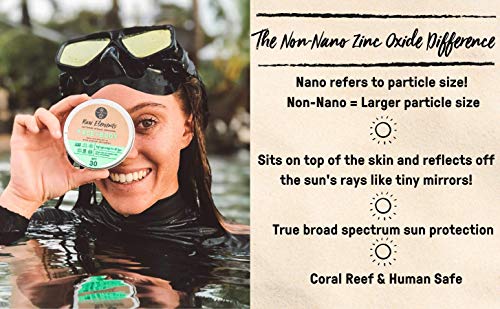 Sirovi elementi lice i tijelo potpuno prirodna mineralna krema za sunčanje - ne-Nano cinkov