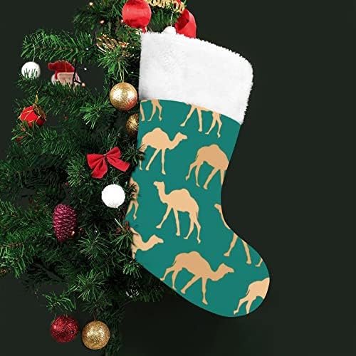 Rasturna karavana personalizirana božićna čarapa Početna Xmas Tree Kamin Viseći ukrasi
