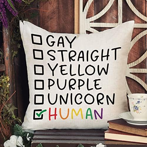 Gay ravna ljubičasta jastuk za ljudske bacač zaljubljeni na jastuk na jastuk za rodnu ravnopravnost LGBTQ gay
