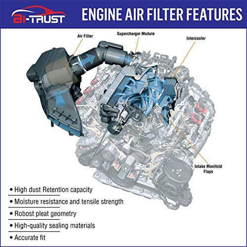 Bi-Trust motor i komplet za filtriranje zraka kabine, kompatibilan sa Honda CR-V 2.4L 2017 2018