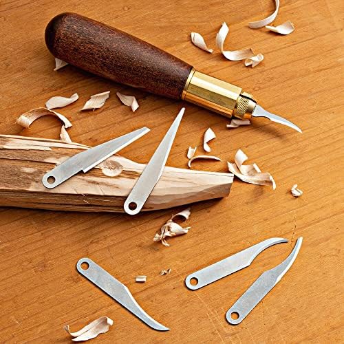 Kings County Tools set alata za rezbarenje drveta | Izmjenjivi i jednostavni za promjenu noževa