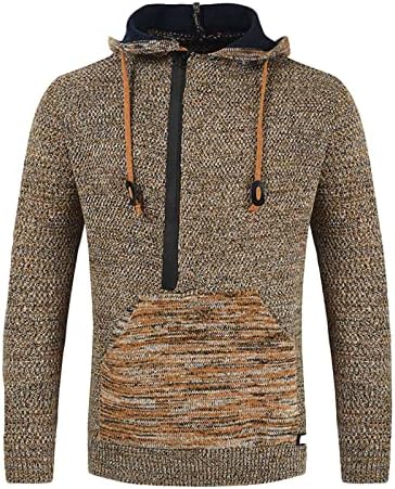 2022 Modni pulover za muške kapuljače sa kapuljačom džemper kaput plosnate pletene jakne sa