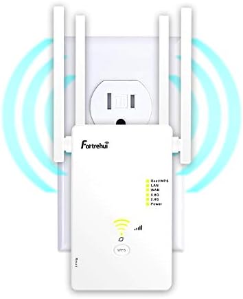 Wifi Extender pojačivač signala za dom, AC1200 WiFi pojačivač do 5000 kvadratnih metara.ft