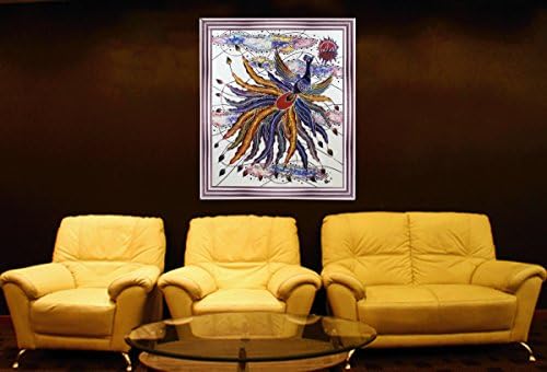 Batik umjetnička slika, 'Phoenix' od Agunga