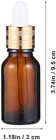 Alremo Xinghuang - 10pcs 20ml Esencijalne boce od stakla za ulje Kozmetički tečni spremnici za ponovno punjenje