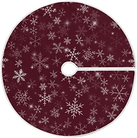 Snowflakes Božićno božićno suknje 36inch Početna Dekor za Xmas Tree Suknje Mat za uređenje doma za odmor