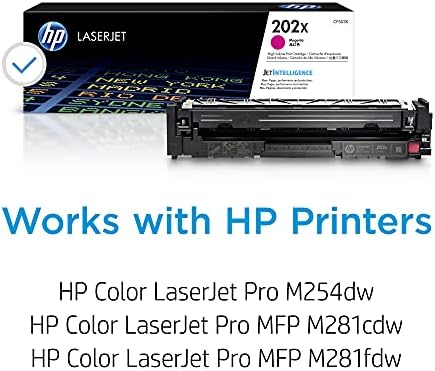 HP 202x Magenta Toner kertridž visokog kapaciteta / radi sa HP Color LaserJet Pro M254, HP Color LaserJet Pro