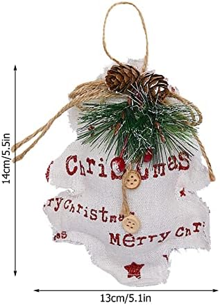 Baterija GARLAND 6FT 15cm Božićno drvce pet šiljastih zvezda ukras tkanina Privjesak Božićna stablo Privjesak