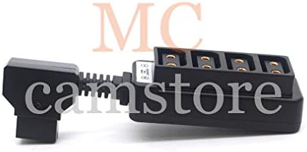 McCamstore D-Tap Power Hub, D-Dodirnite muške do 4 x p-tap u ženki, 10amp D-Tap razdjelnik za