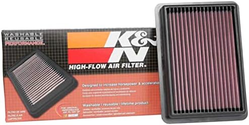 K & N Filter za vazduh motora: Višekratnu upotrebu, čistite svakih 75.000 milja, pranje, premium, zamjenski