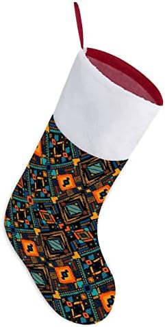 Tribal Afrički etnički sa Chevrons Božićnim čarapama Božićne čarape torbica Porodični Xmas Dekor