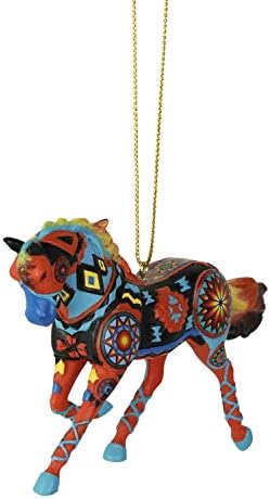 Enesco Trag oslikanih Ponies Oko zasebljujući viseći ornament, 2.6 , višebojni