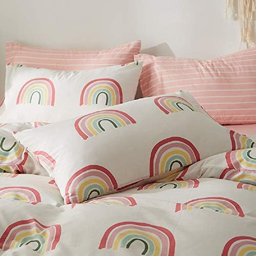 Rainbow Ispis jastučnici set Pamuk Kids Girls Jastuk Shams od 2 standardne kraljiče jastuk za dječake