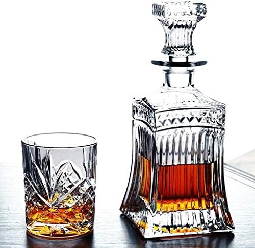 Dekanter za viski dekanter za viski i naočare Set 5 komada Set staklenog posuđa za viski staklene čaše bez