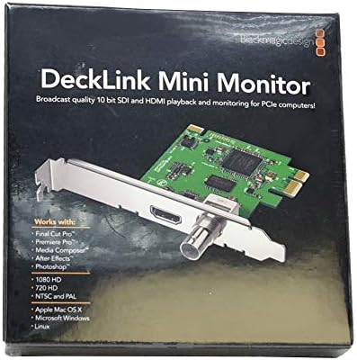 Blackmagic DeckLink Mini monitor - PCIe reprodukcija za 3G-SDI i HDMI
